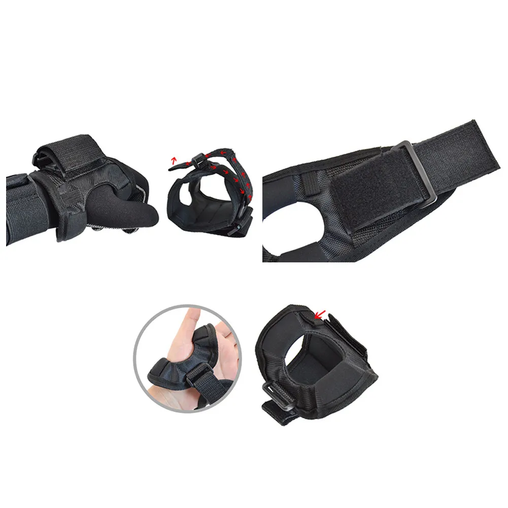 Verstellbarer Tauchlampen-Handschuh, Taschenlampenhalter für Tauchen, Radfahren, Jagd, Taschenlampe, LED-Taschenlampe, Beleuchtung