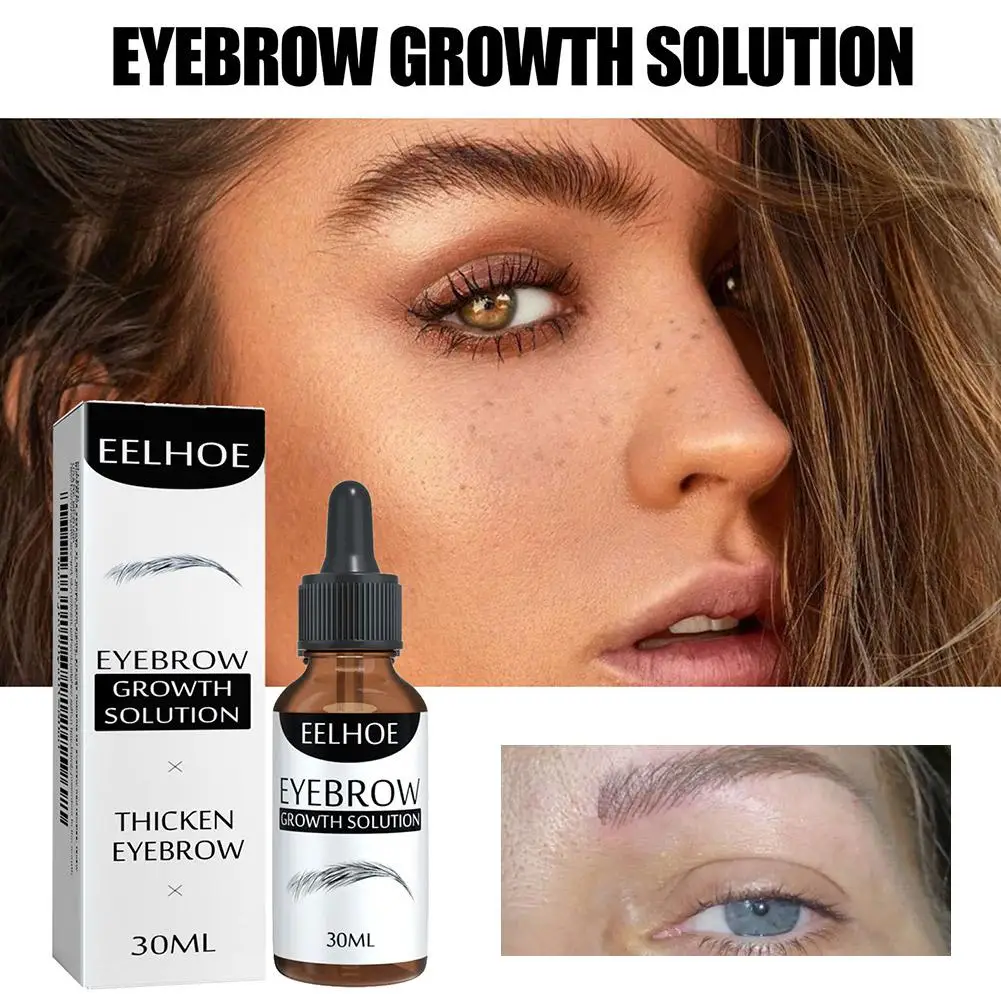 Natürliche Wimpern Wachstum ätherisches Öl dick länger essentielle Augenbrauen flüssige Wimpern 30ml Enhancer pflegend v9e2