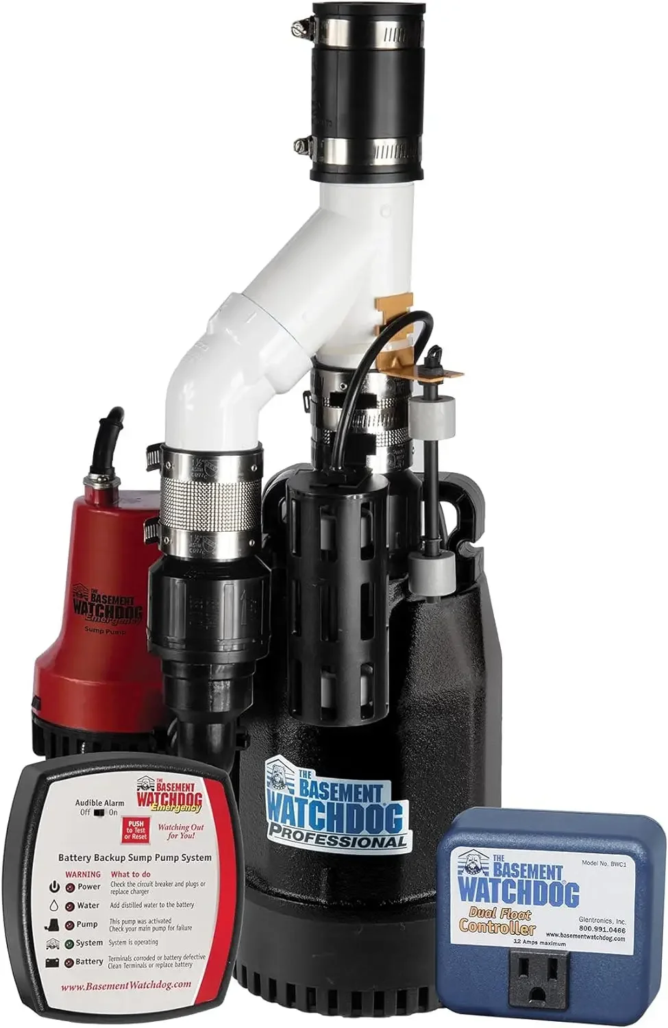 

Combo Model CITE-33 Primary and Battery Backup Sump Pump System with 24 Hour a Day Monitoring