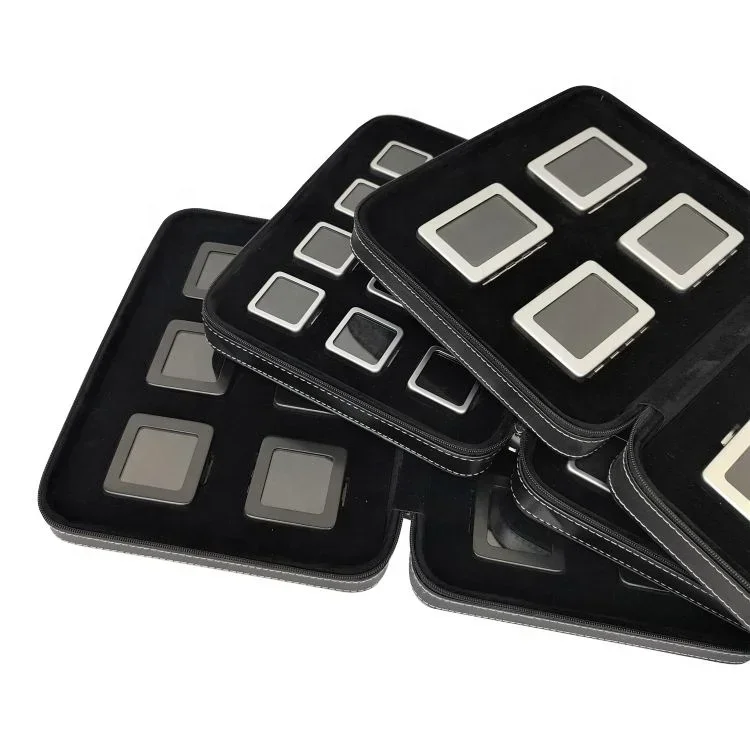 Gemstone Box Storage Bag Diamond Display Box Show Case Packaging Tray Jewelry Metal Portable Transparent Container