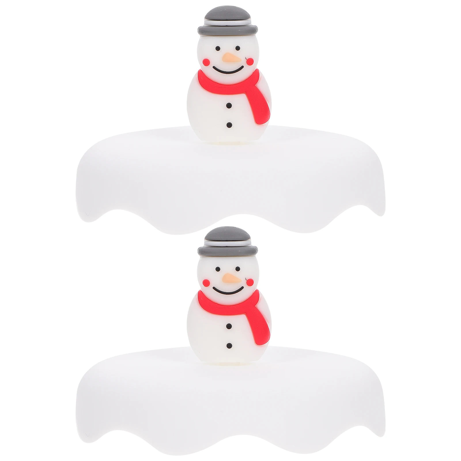 

Christmas Snow Cup Lid Seal Covers for Mug Tumbler Decorations White Replacement Lovers