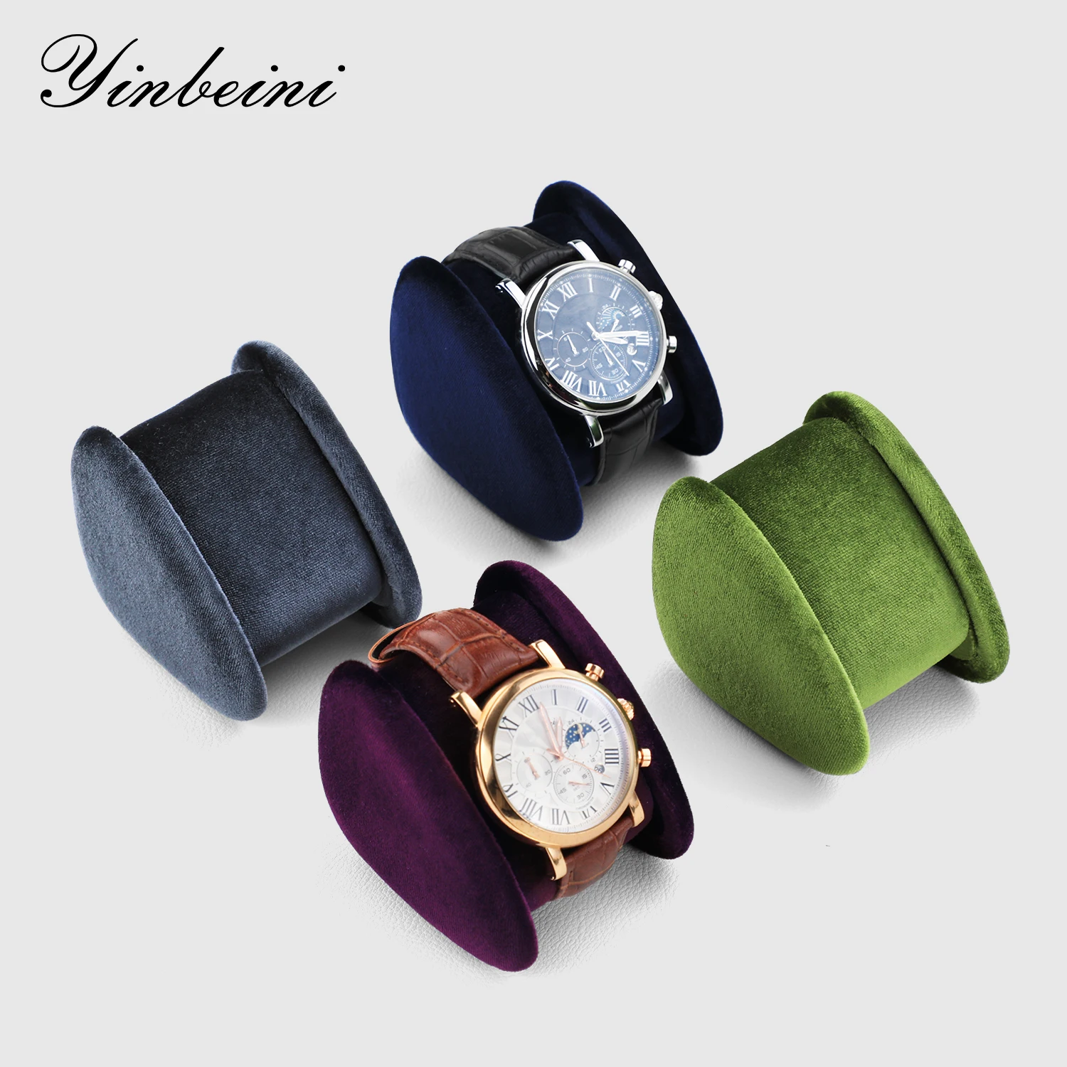 Yinbeini Velvet Watch Bracelet Display Stand Wristwatch Bangle Holder Organizer Rack Jewelry Shop Storage Rack TB066
