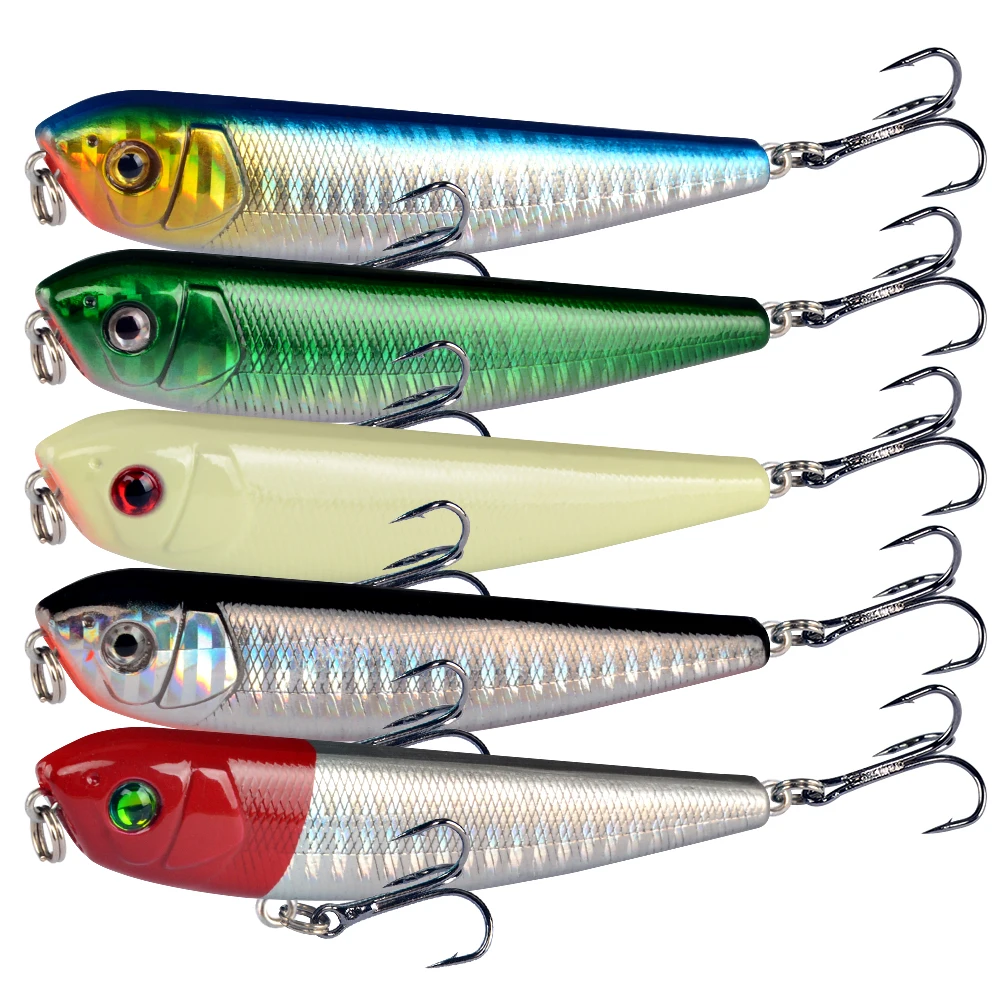 LINGYUE 1PCS Hard Pencil Fishing Lure Topwater Floating Isca Artificial Bait 90mm 10g Crankbait Wobbler Pesca For Pike Bass