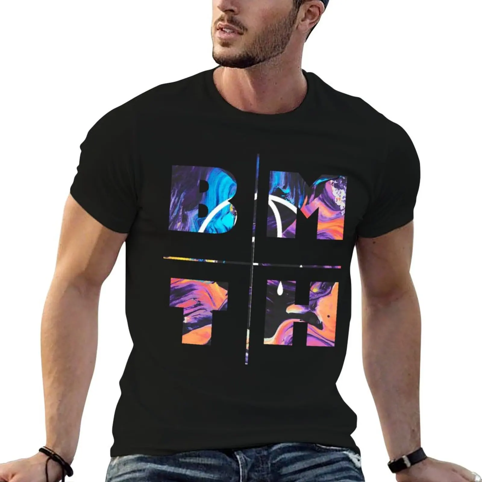 

BMTH 1 (1) T-Shirt cotton graphic tees shirts graphic tshirts for men