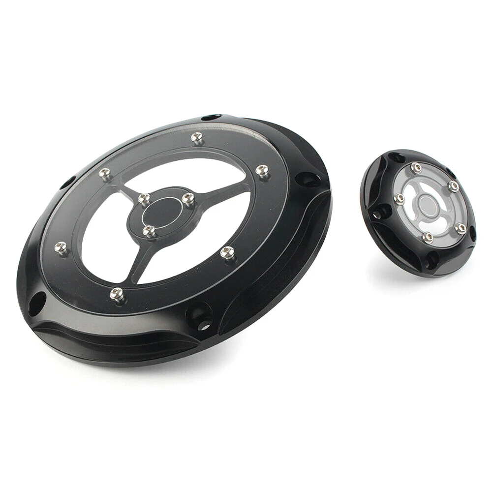 Very Durable Chinese Supply Motor RSD Derby Timing Timer Cover Black For Harley Road King Electra Glide Softail