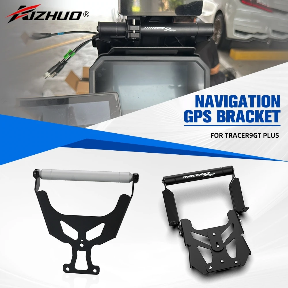 2023 2024 Tracer 9 GT+ GPS Navigation Phone Holder For YAMAHA Tracer9gt Plus Cellphone Bracket Extension Holder Tracer9 gt+