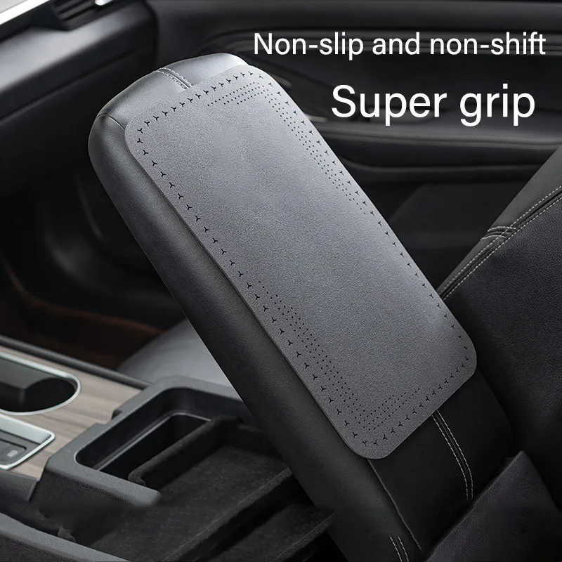 Car central armrest box protection pad non-slip for SEAT Leon 5f Mk2 Mk3 Tarraco Cupra Mii interior accessories view 5