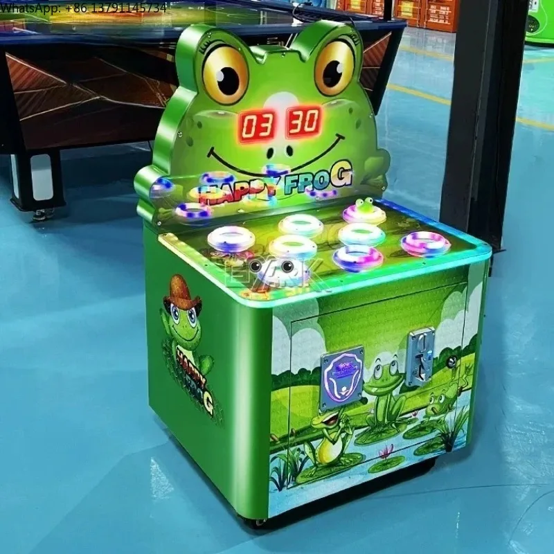 Máquina de Juego Arcade de Golpear Ranas con Monedas, Juego de Deportes de Interior para Niños, Whack A Mole, ¡Gran Oferta!