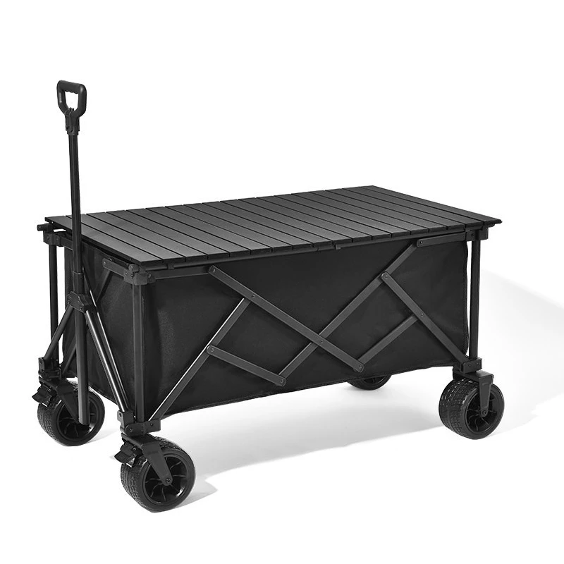 Camping carts, outdoor camp trailers, oversized foldable push carts, picnic camping