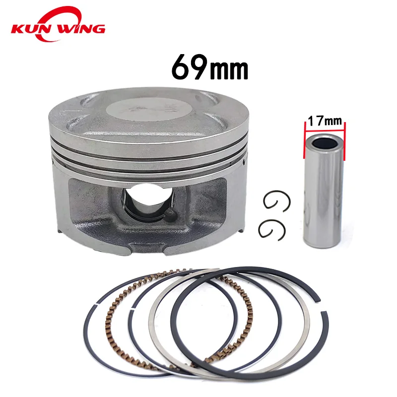 Piston Ring Kit for QJIANG Keeway Benelli Silverblade 250 Silver Blade 250cc Zafferano 250 BJ250T-8 Scooter Accessories