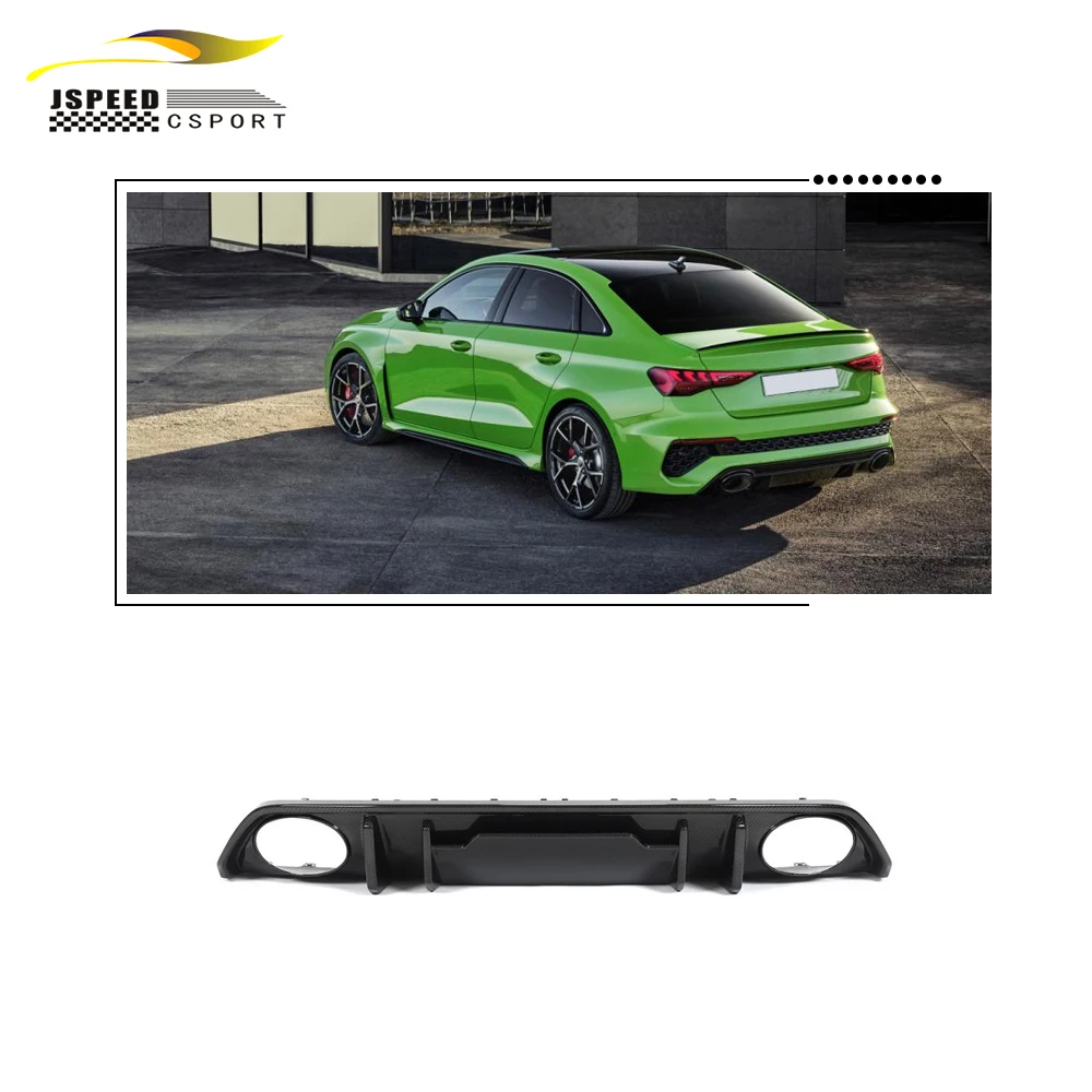 

Dry Carbon Fiber Rear Bumper Diffuser for Audi RS3 8Y Sedan 4-Door 2022-2023