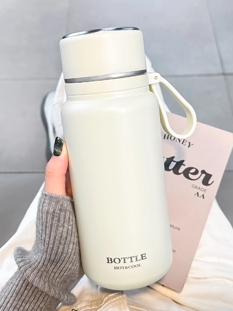 

Large Capaci Stainl Steel 36 Tea Brewing Separation Water Bottle for Women Insulated Mug Antibacterial Portable Thermos
