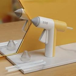 Wireless Hot Melt Glue Gun Rechargeable Hot Melt Gun Heat Electric Hot Gun for Car Dent Removal DIY Repair Tools