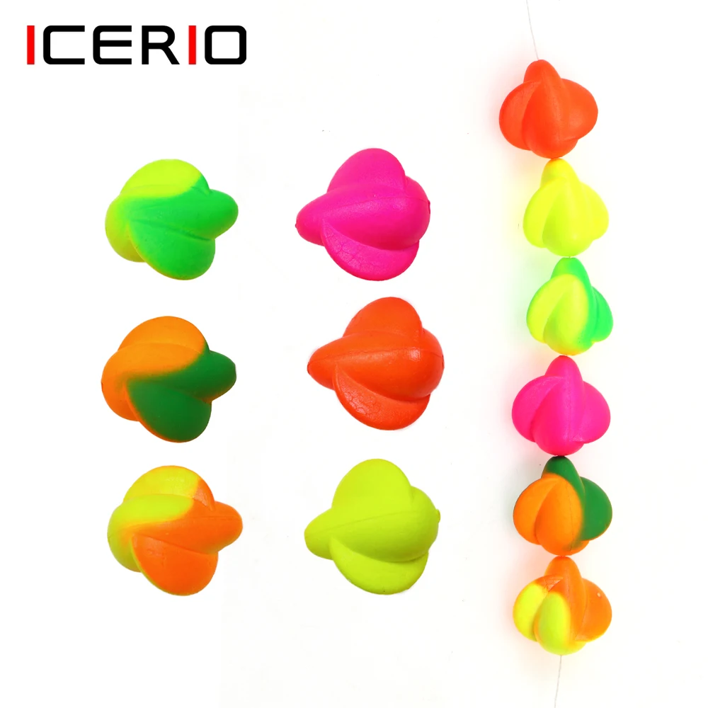 

ICERIO 20pcs Foam Spin Float Bobber Buoys Saltwater for Fly Fishing Strike indicator Pompano Rigs Trout Rigs Walleye rigs