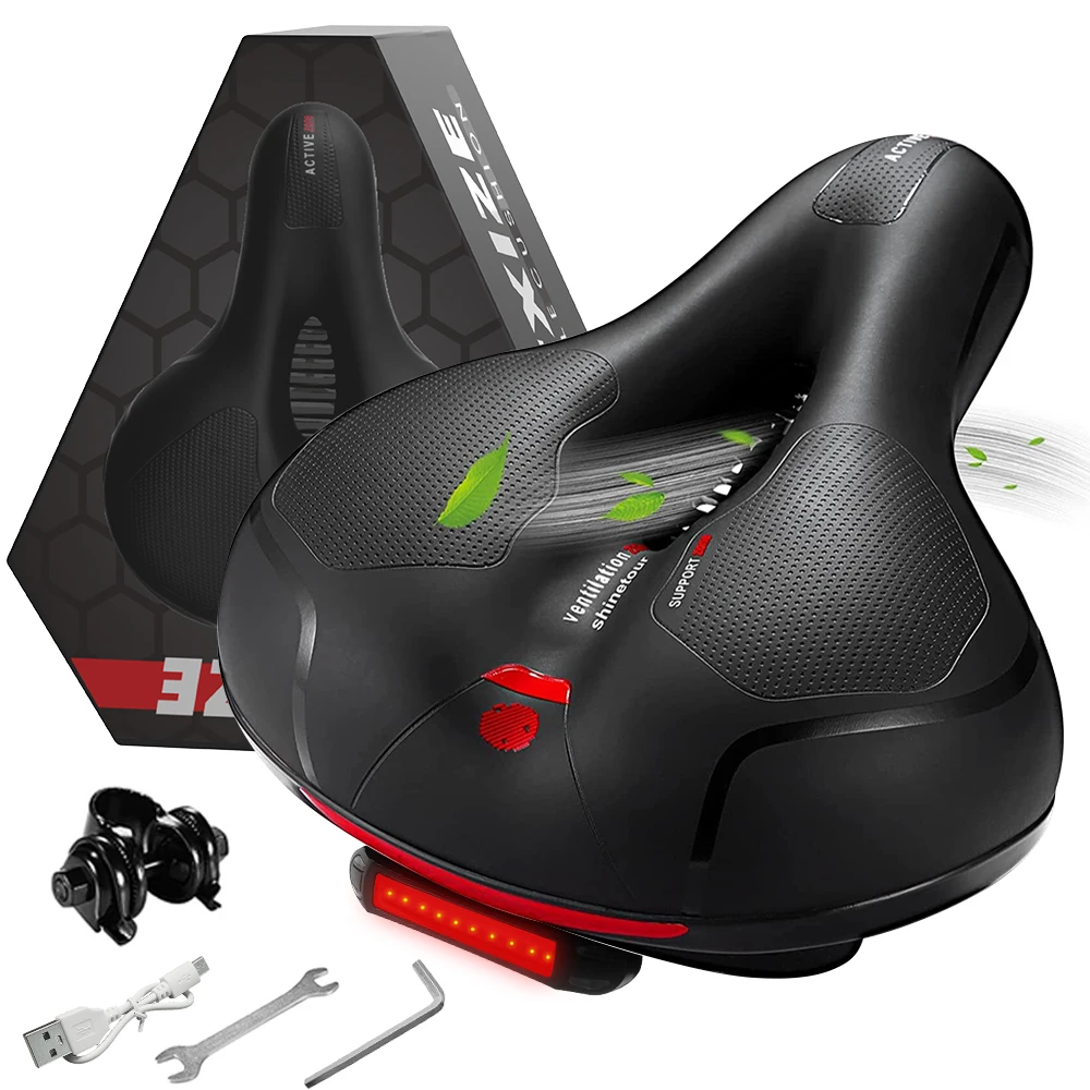 

Universal Bicycle Seat for Mountain Bikes Thick Soft Breathable Shock Absorbing Ball Style Comfortable Dynamic Cycling Saddle