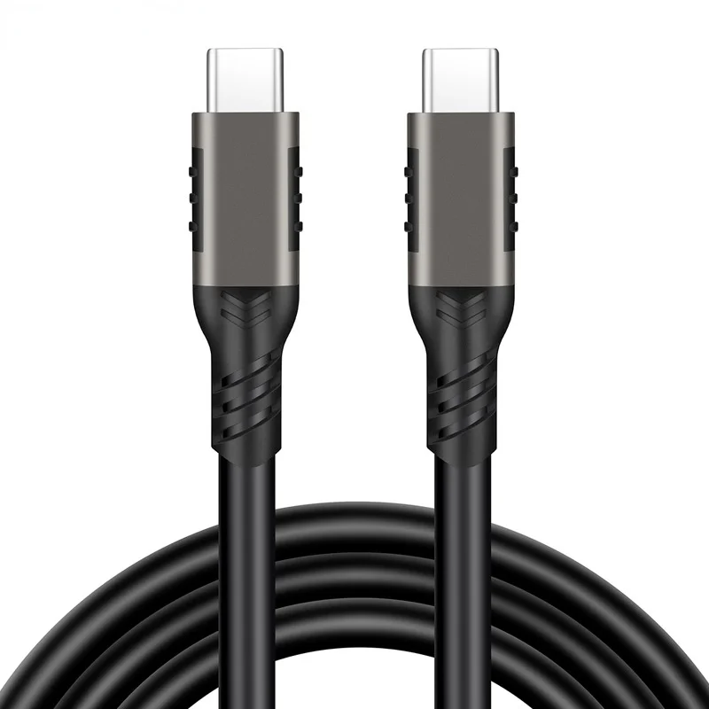 Cable USB 3,2 tipo C Gen2x2 PD 100W 20gbps con salida de vídeo 4K [Compatible con TB 3] Cable macho a macho