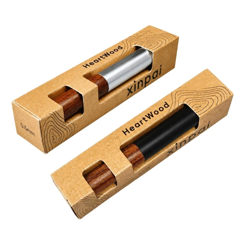 31BA Rosewood Writing 0.5mm Gel Pen with Retractable Tip and Refillable Body