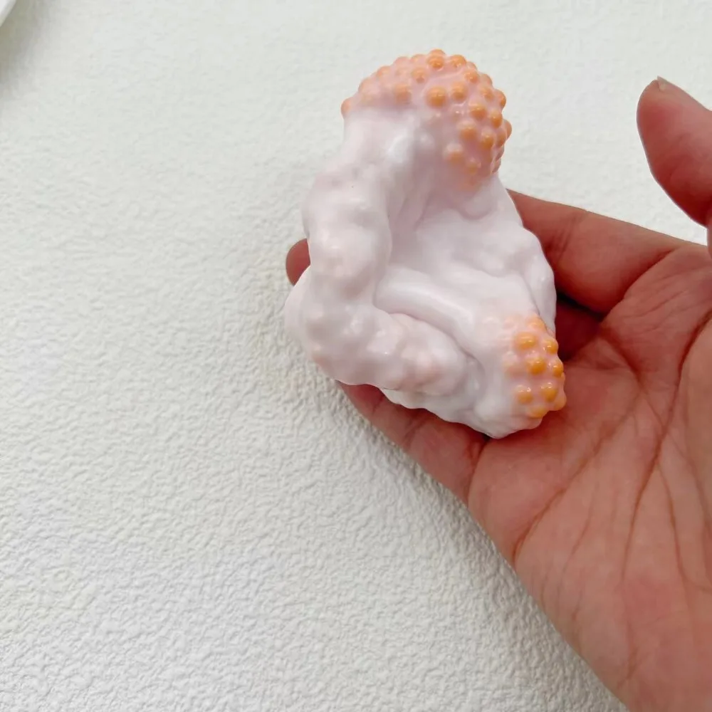 ASMR Handmade beads Squeeze Sticky Feel Dual Texture Squishy Ball Slow Rising Ultra-thin Feel Sensory Desktop