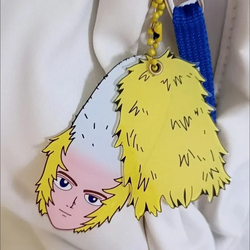 Hanazawa Teruki Anime brelok do kluczy Mob Psycho śmieszne towary brelok akrylowy klucz Hage Teru brelok do torebki wisiorek Ornament projekt ładny