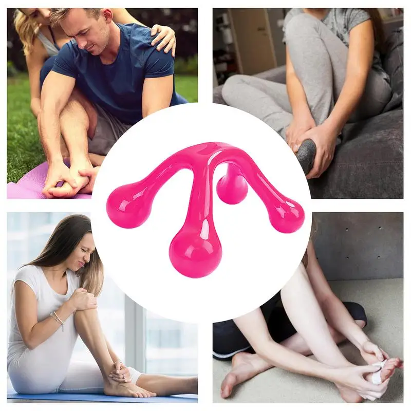 Handheld Massage Tool Gezondheid Boog Massage Tool Gezondheid Massage Tool Boog-Vormige Hand Gehouden Voor Rugverlichting Draagbaar Voor Vrouwen En