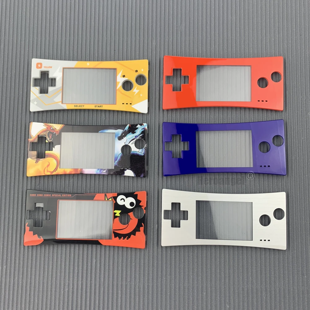 2023 NEW Replacement Front Faceplate Cover for Nintendo GameBoy Micro for GBM System Front Case Shell Housing Accessories