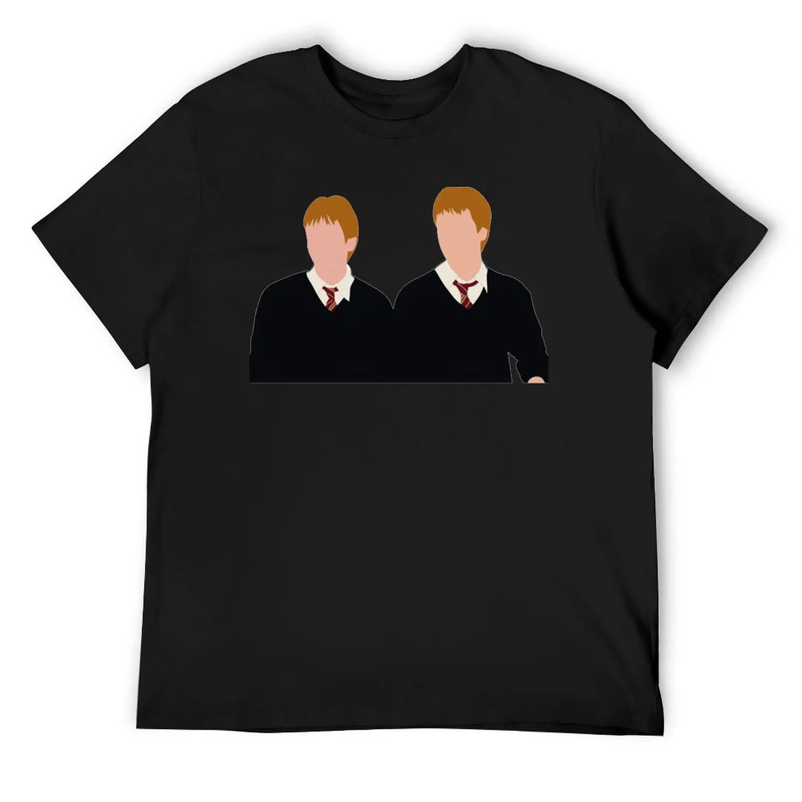 Fred And George Weasly T-Shirt man clothes quick-drying funny t shirts for men