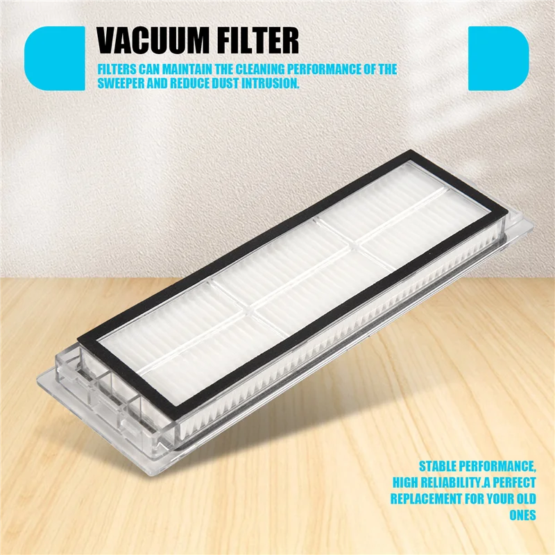 A01V-8Pcs Replacement Hepa Filter For Xiaomi Roborock S5 S50 S51 S55 S6 S6 MAXV S5 MAX T6 T7 S4 Max S4 E5 E4 E20 E25 E35 C10