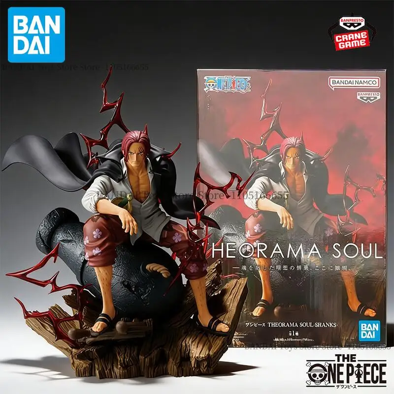 

Bandai Original Banpresto ONE PIECE THEORAMA SOUL SHANKS Action Figures Anime Figuras Cartoon Dolls Models Statue Kids Toys Gift