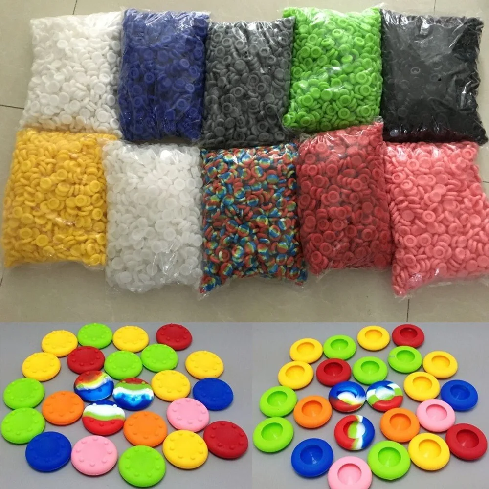 

1000PCS For Xbox PS3 Thumb Stick Grips Caps For PS4 Pro Slim Silicone Analog Thumbstick Cover Accessories