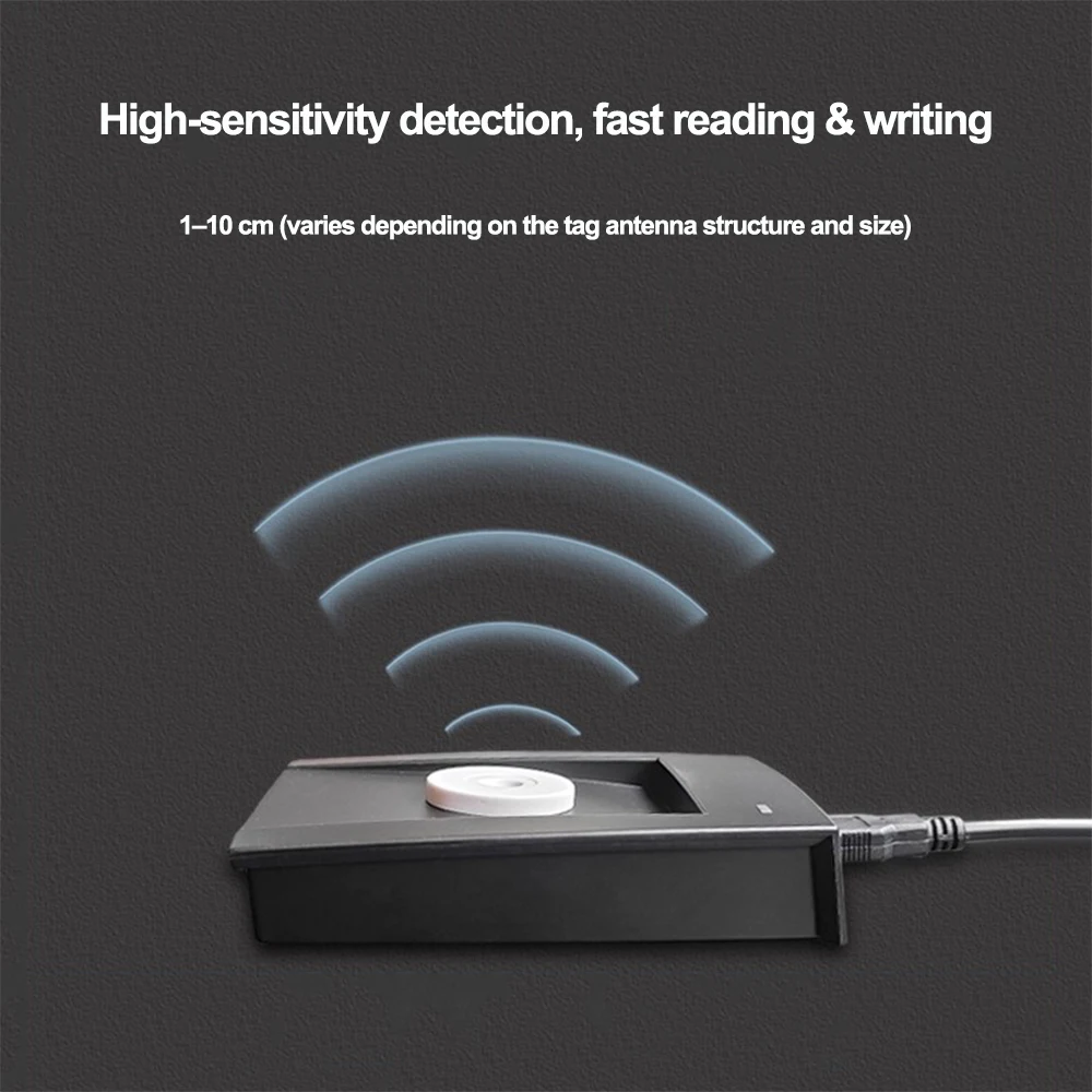RFID LF ID قارئ سطح المكتب-الكاتب دعم EM4305 T5577 125 كيلو هرتز الحيوان الأذن علامة AGV العلامة 134.2 كيلو هرتز LF أنبوب زجاجي قارئ/الكاتب
