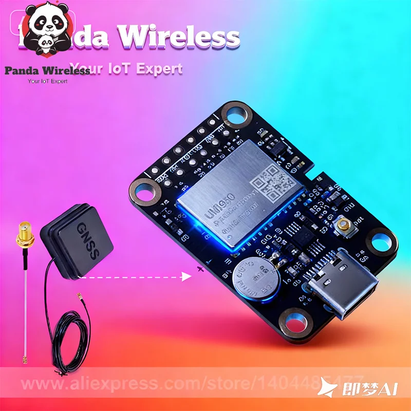 Módulo GNSS UM960 EM960D1 ZED-F9P Estación Base RTK para UGV UAV Topografía Centimetro Posicionamiento Relativo Diferencial