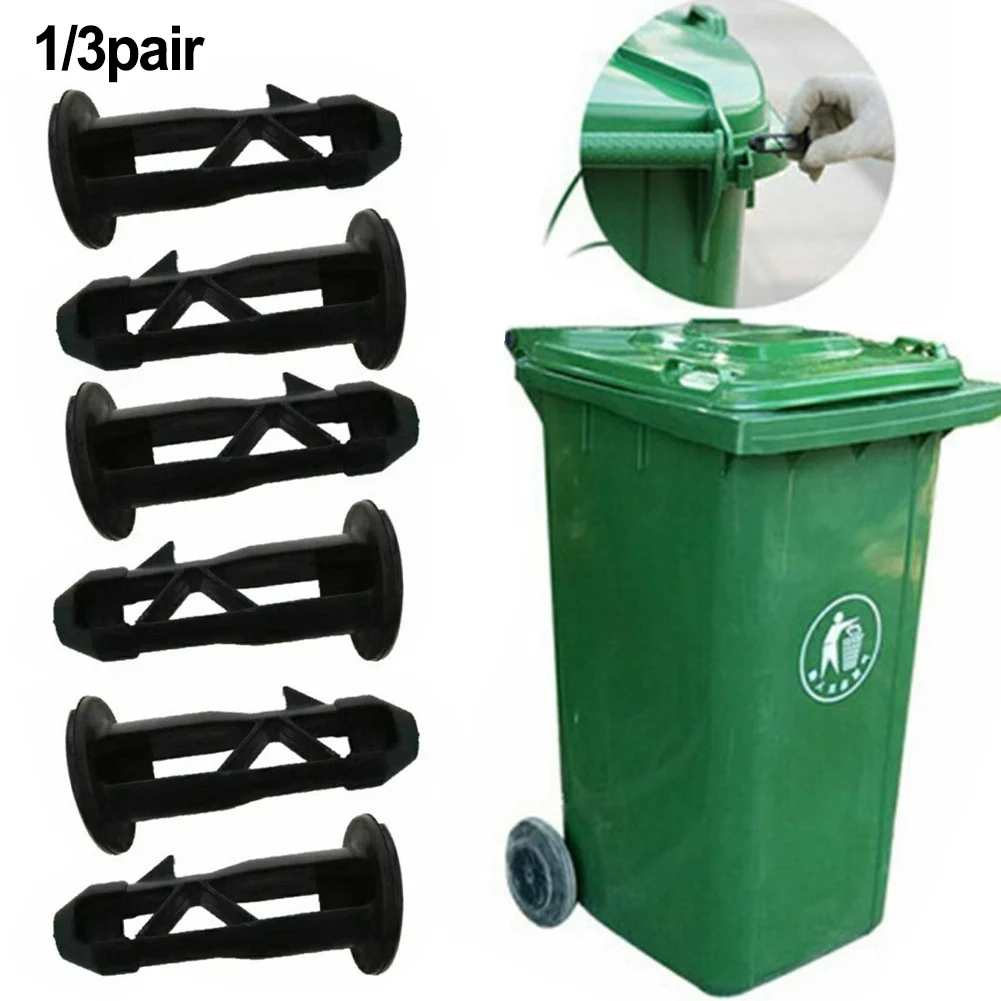 Tapa de cubo con ruedas duradera, piezas de tapa de cubo de basura, pasadores de bisagra de tapa de cubo con ruedas de repuesto, accesorios de 67mm X 31mm