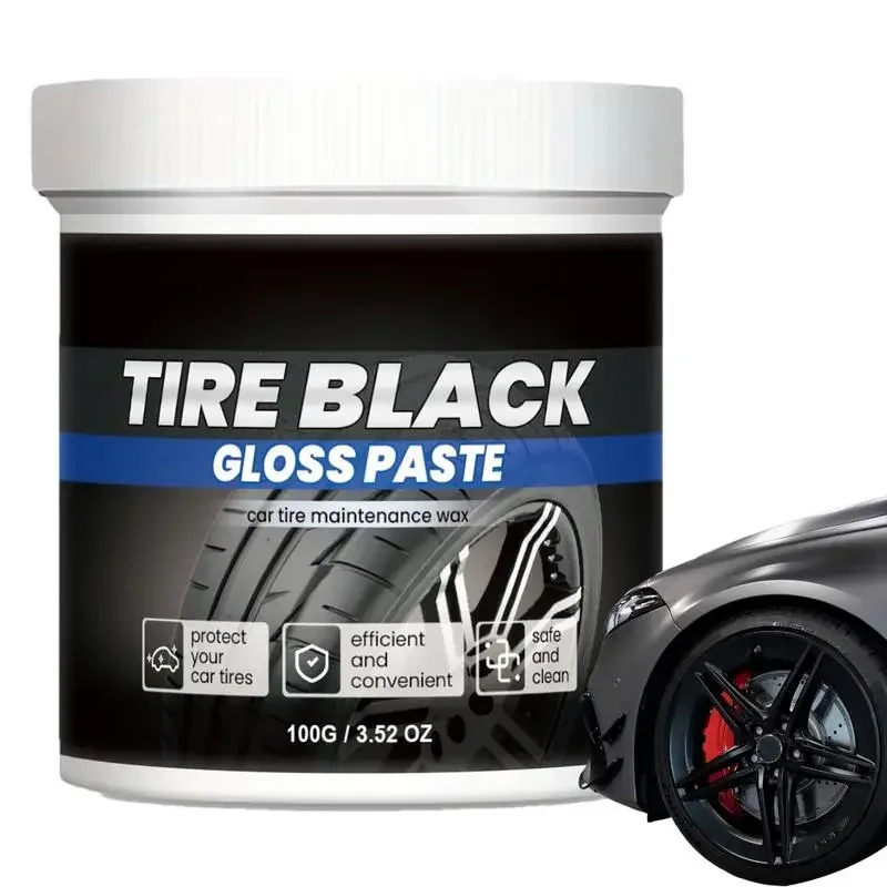 

Tire Cleaner And Shine 100g Shine Mild Tire Protectant Cream Effective Rust Remove Tire Maintenance Supplies For Trunk Vehicle