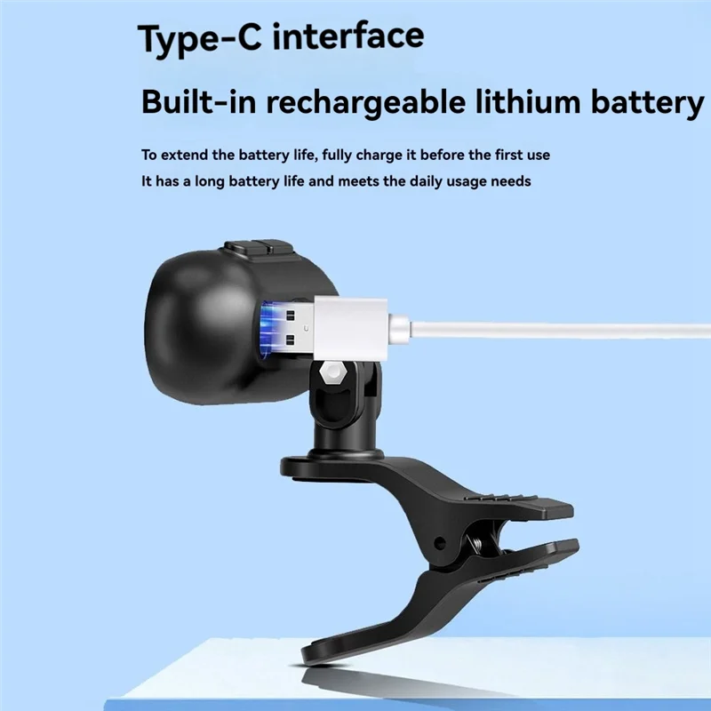 B72A موالف الغيتار باس موالف ET-10 شاشة ملونة عرض موالف قابلة للشحن مع قاعدة تركيب مزودة بمشبك للجيتار الكهربائي باس القيثارة V #6