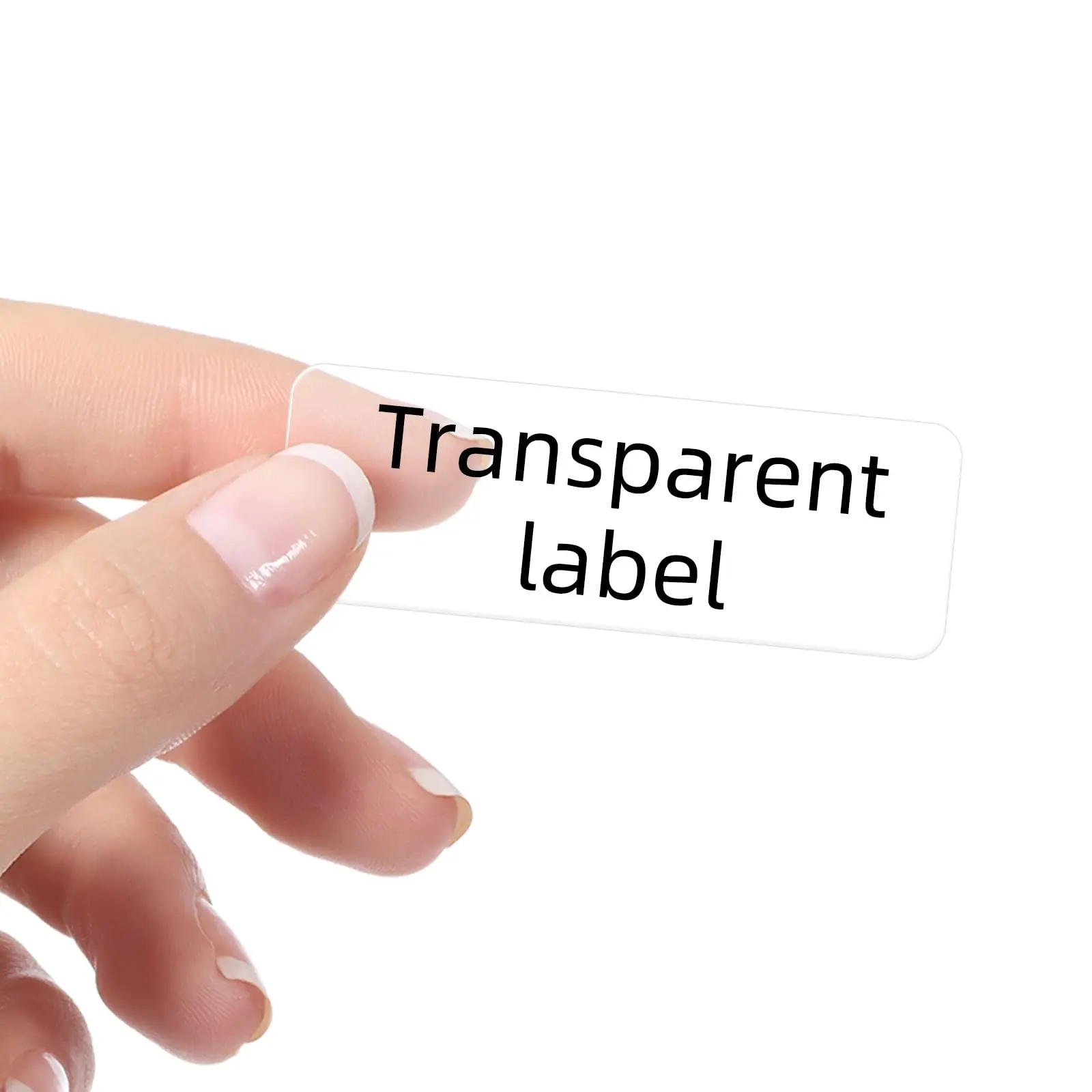 Official Transparent Paper Niimbot Mini Label Printer Self-adhesive Sticker Clear Label Waterproof for D11 D110 D101 Label Maker