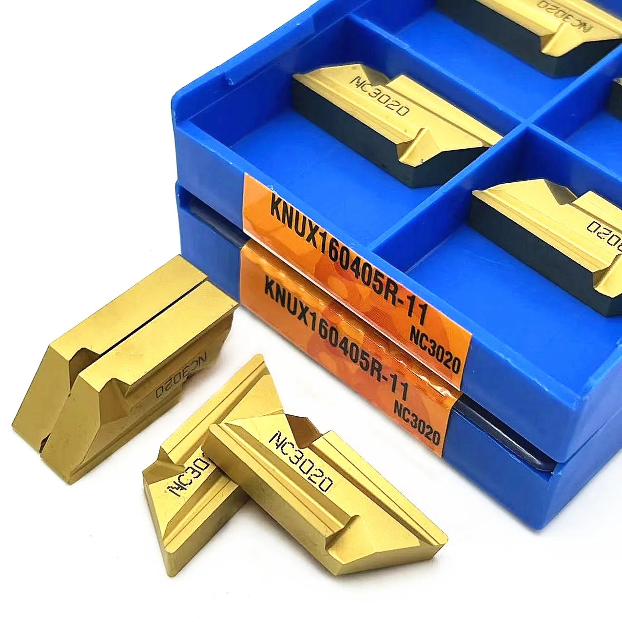 أداة خراطة معدنية KNUX160405R NC3020 أصلية KNUX160405L أداة قطع معالجة الصلب الاحترافية عالية الجودة