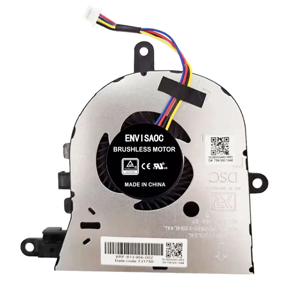 OEM For Dell Inspiron 15 5575 5570 5593 3533 3583 3584 3585 3593 3595 P75F 3501 3502 3505 Laptop CPU Cooling Fan Heatsink Cooler