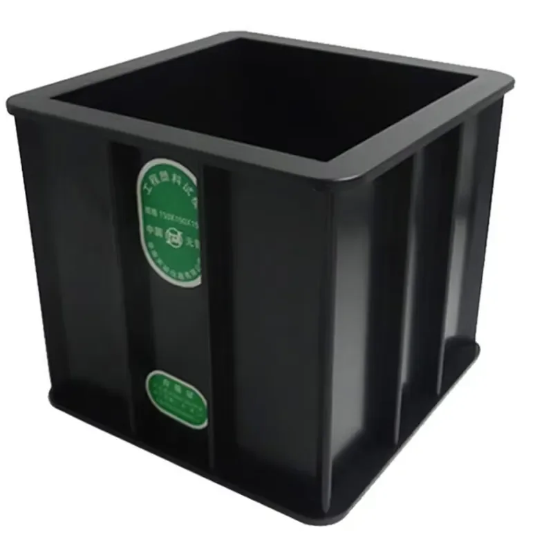 Hot saleHigh Quality Abs Black Plastic 150mm Concrete Test Mould