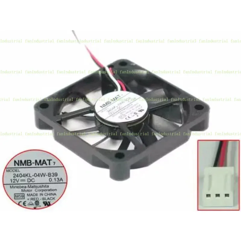Z NMB-2404KL-04W-B39 M59 12 В 0,13 А 60x60x10 мм 3-проводной охлаждающий вентилятор для сервера