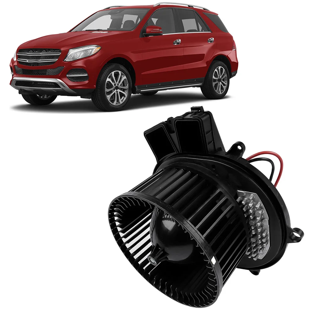 

1PCS HVAC Heater Blower Motor Fan W/ Resisto OEM 1666906100 For Mercedes-Benz GL350 X166 GL450 X166 2013-2016