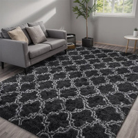 Plush Carpet For Living Room Sofa Floor Cushions 5ft x 8ft Ultra Shag Modern Soft Fluffy Home Rug For Children's Bedroom Carpet