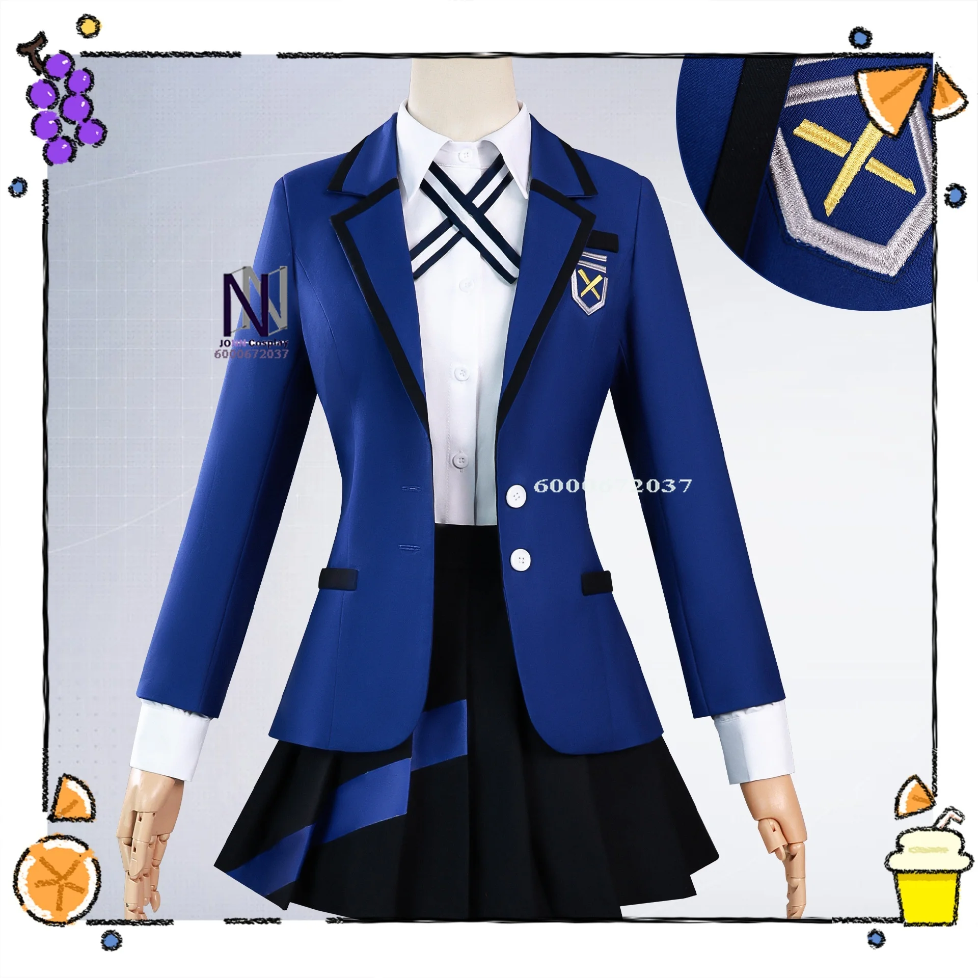 

Mobile Suit Gundam Nia An Anime-style JK Outfit Two-dimensional Cosplay Costume Licensed Role-playing As Characters with Outfit