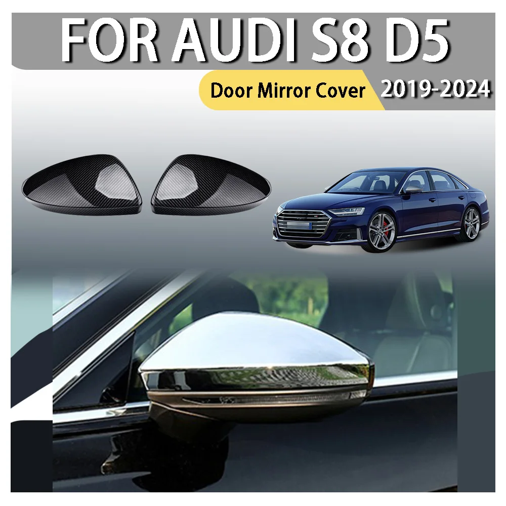 

Автомобильное украшение, дверное зеркало, чехол для Audi S8 D5 2019 2020 2021 2022 2023 2024, обновление автомобиля, автомобильные аксессуары, Стайлинг автомобиля