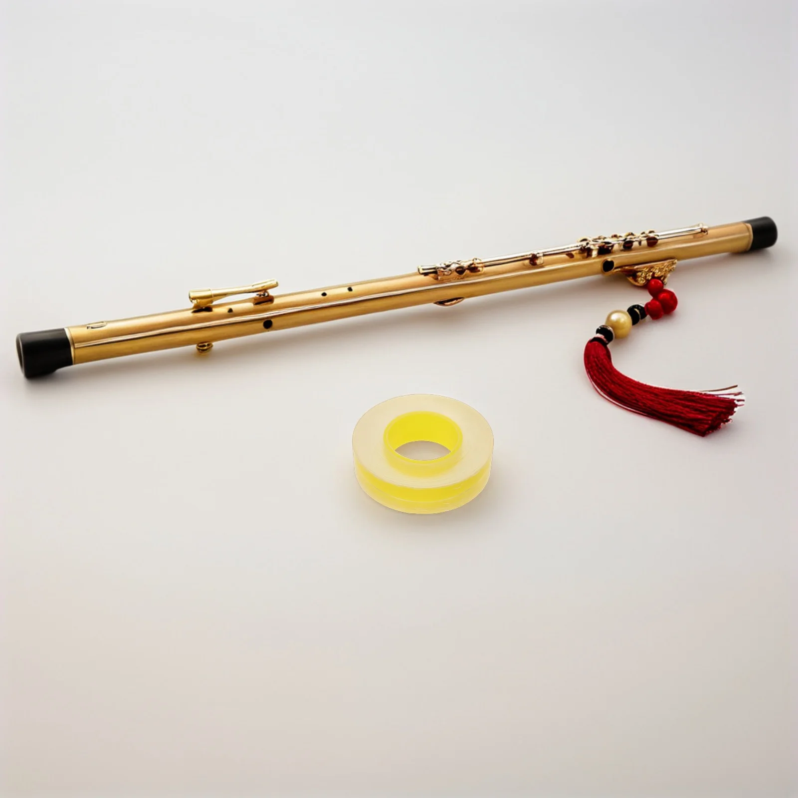 

2 Rolls Dizi Membrane Transparent Bamboo Flute Film for Beginners Crisp Sound Vibrato Enhancement Flute Practice Repair