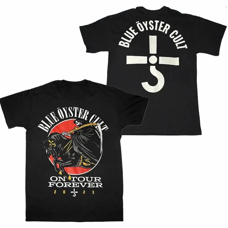 Синий ñyster Cult On Tour Forever 2023, черная футболка всех размеров
