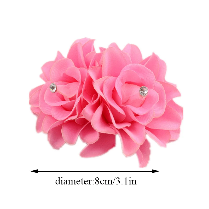 Bohemia Peony Flower Hair Clip Barrettes Artificial Flower Headwear Hairpin Wedding Bridal Bridesmaid Prom Party Hairpin Brooch