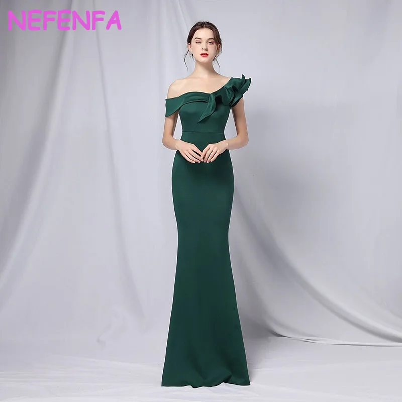 Sexy Slim Mermaid Long Evening Prom Dresses For Women Elegant 2024 Summer Off Shoulder Ball Gown Party Dress Formal vestidos