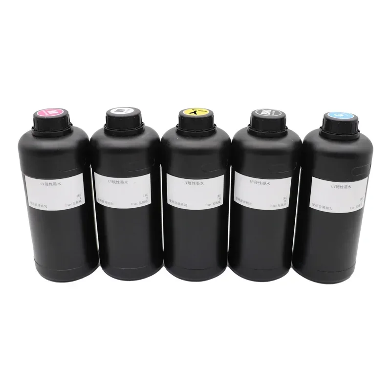 1000ML LED Curable UV Ink For Ricoh Gen3 Gen4 Gen4L Gen5 Gen5i Gen5S Gen6 G3 G4 G5 G5i G6 Printhead Rigid & Flexible Type UV Ink