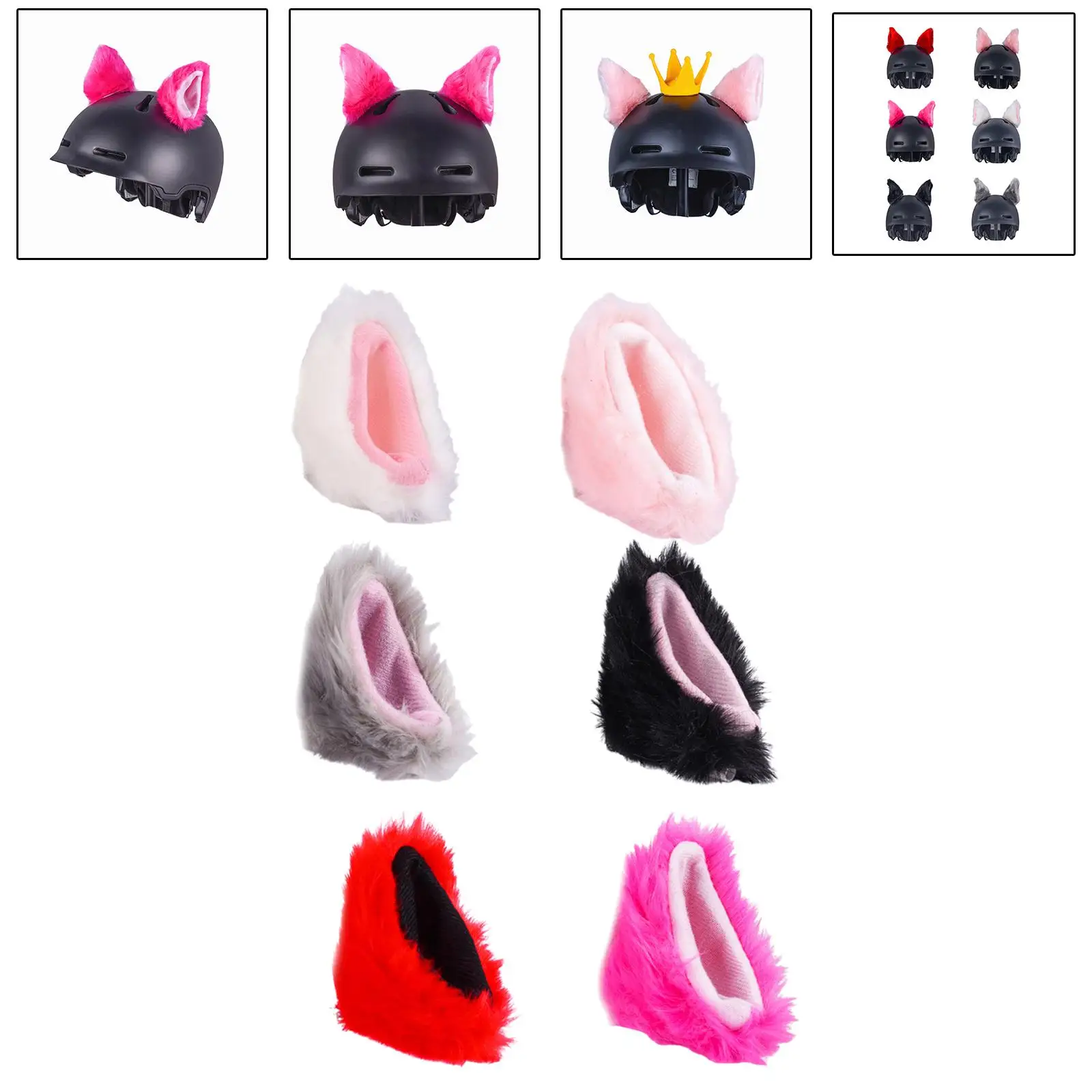 

Ear Sticker Helmet Accessories Easy to Install for Kids, Toddlers and Adults