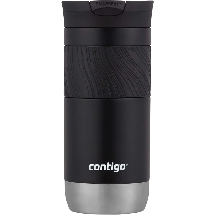 

Contigo Byron VacuumInsulated Stainl Steel Travel Mug with LeakProof Lid Reusable Coffee Mug or Water Bottle BPAFree 16oz Licor